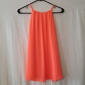 Neon orange top